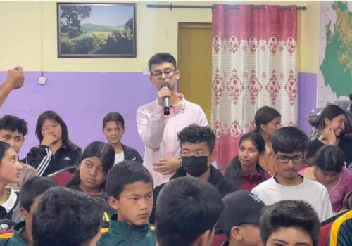 पनौतीमा बालबालिकासँग मेयर कार्यक्रम