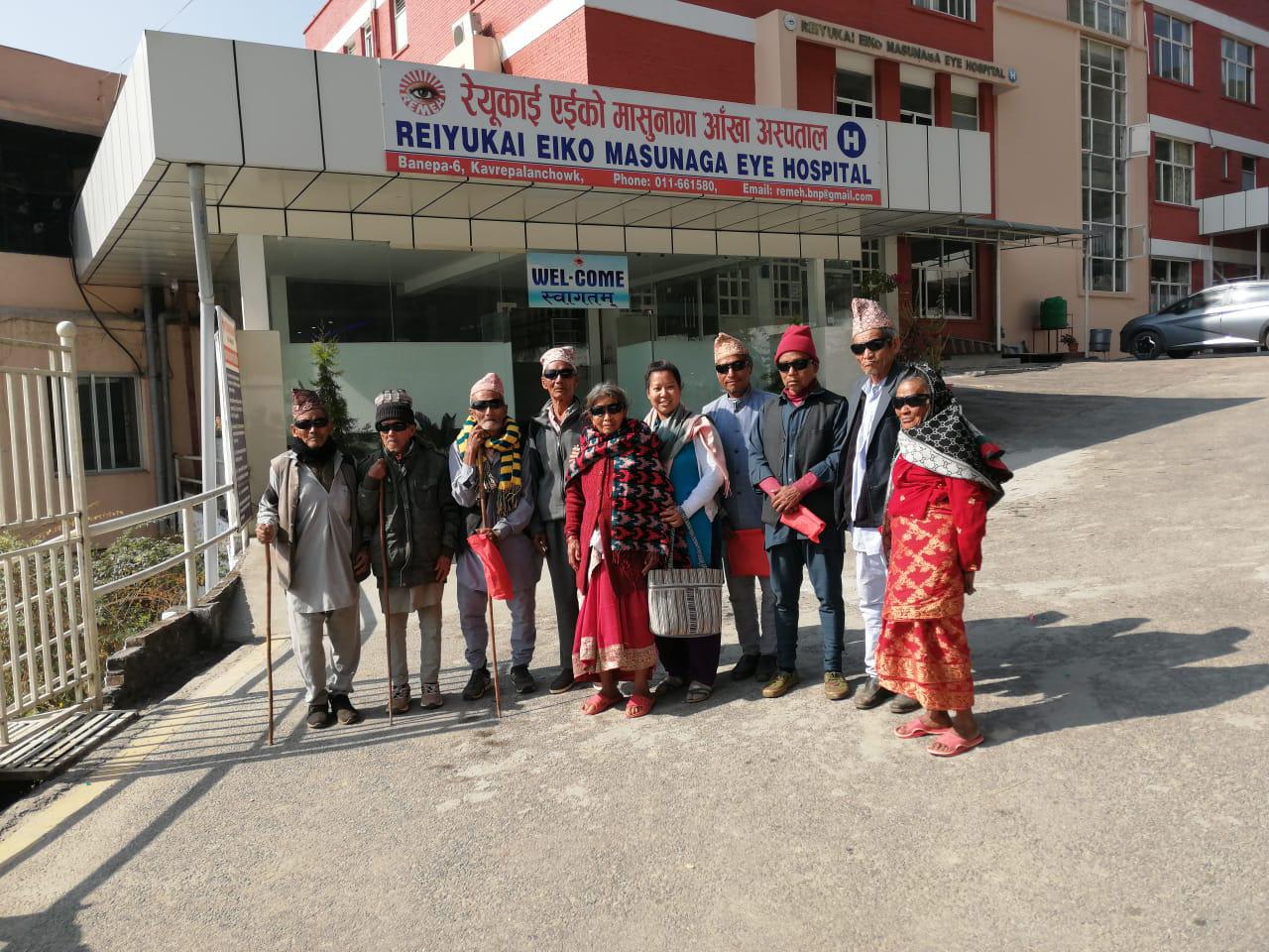आँखा शिविरबाट १ सय ३८ जना लाभान्वित