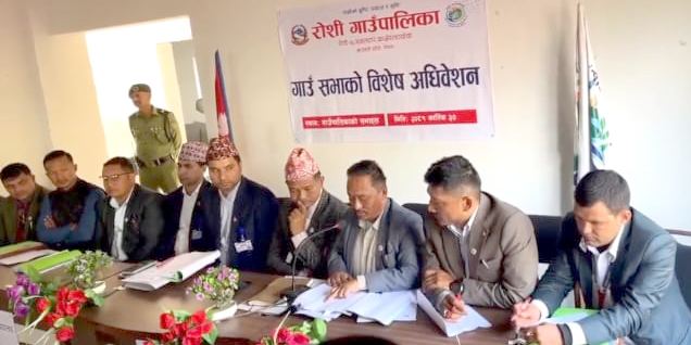 रोशीमा विशेष गाउँ सभा