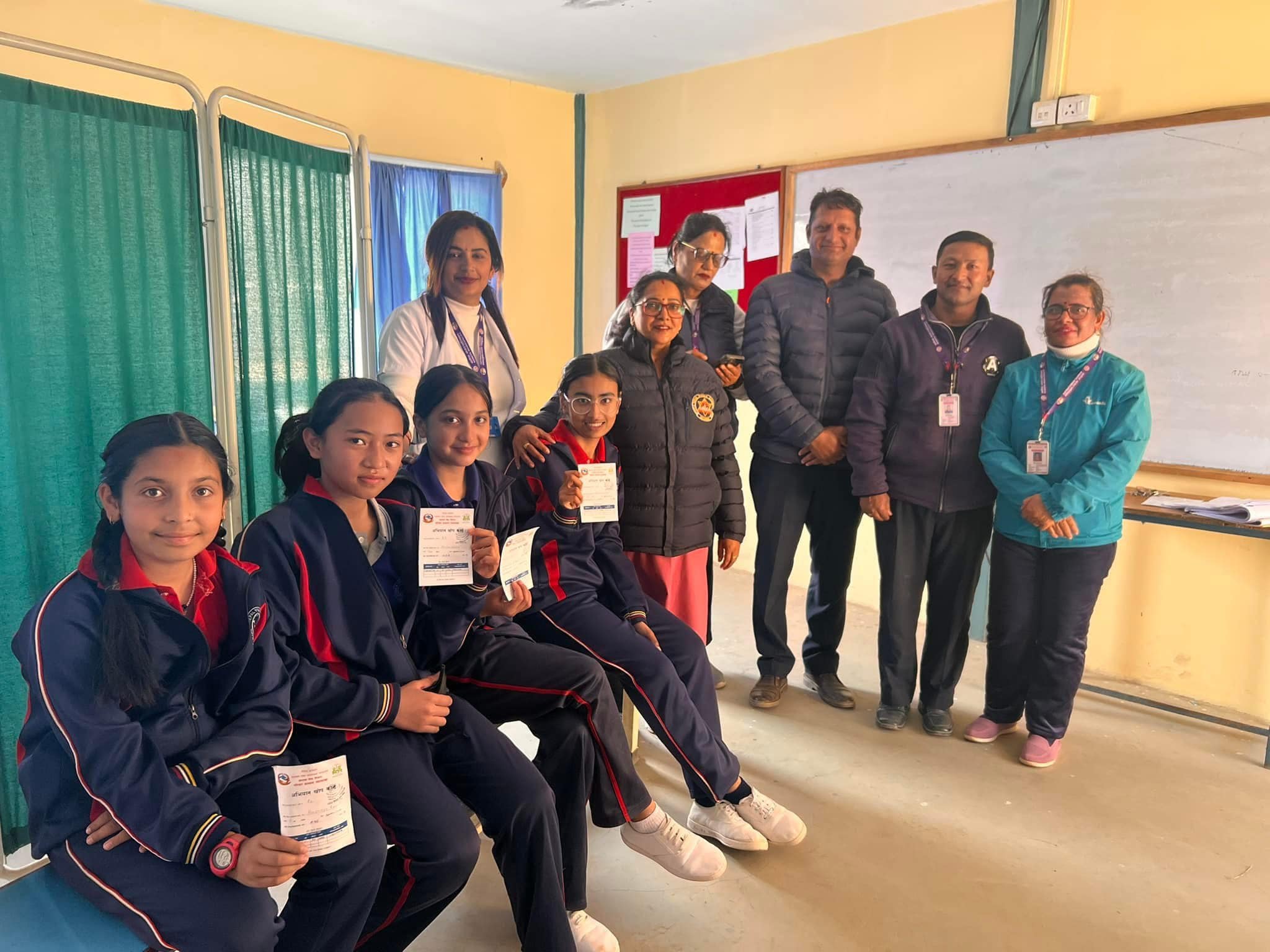 काभ्रेमा पाठेघरको मुखको क्यान्सर विरुद्धको खोप शुरु