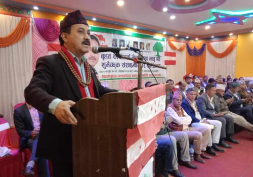 राजनीतिक दलहरुले सधैं चुनावको मात्र चिन्ता गरेर देशको चिन्ता कहिले गर्ने ?: महामन्त्री शर्मा
